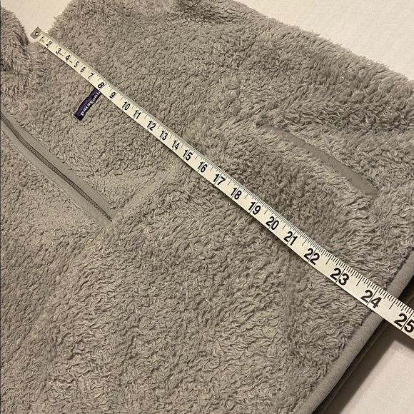 Patagonia Women's Los Gatos Hooded Pullover light grey 1/2 Zip Outdoors Medium - Picture 10 of 11